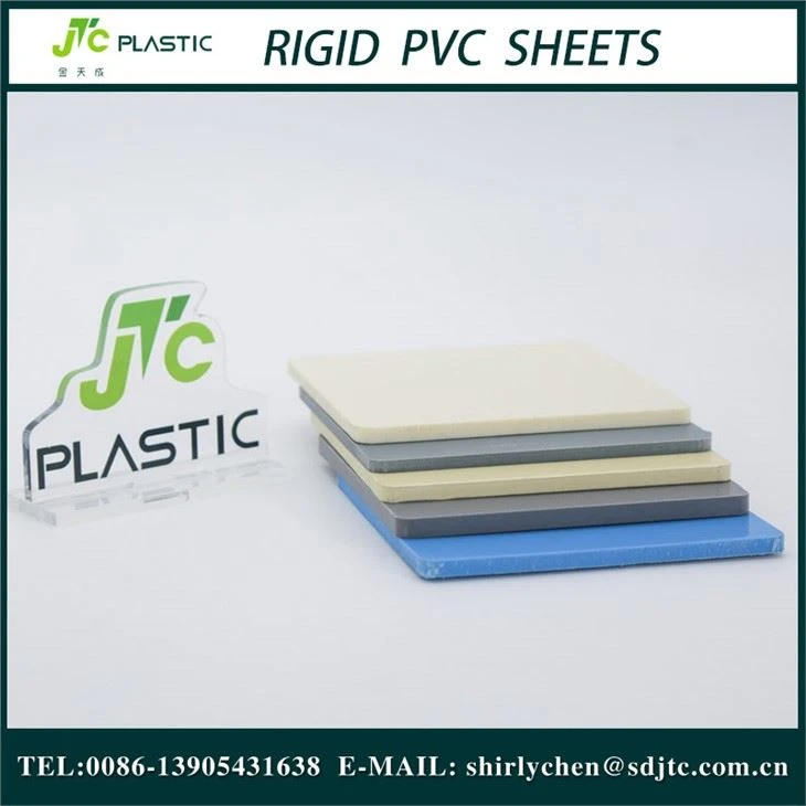 Solide stijve kunststof PVC-plaat